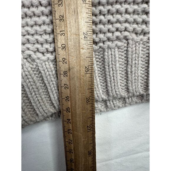 Tahari Alpaca Blend Cable Knit Cowl Neck Sweater size Medium - Picture 5 of 5